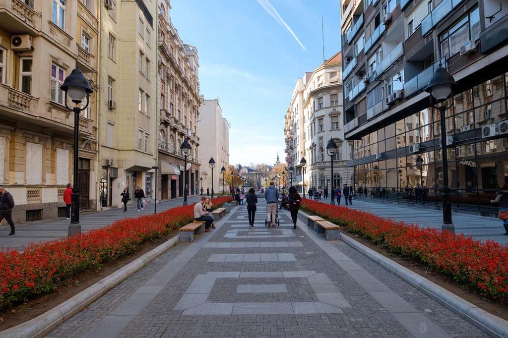 Basco Apartments Knez Mihailova Belgrado Camera foto